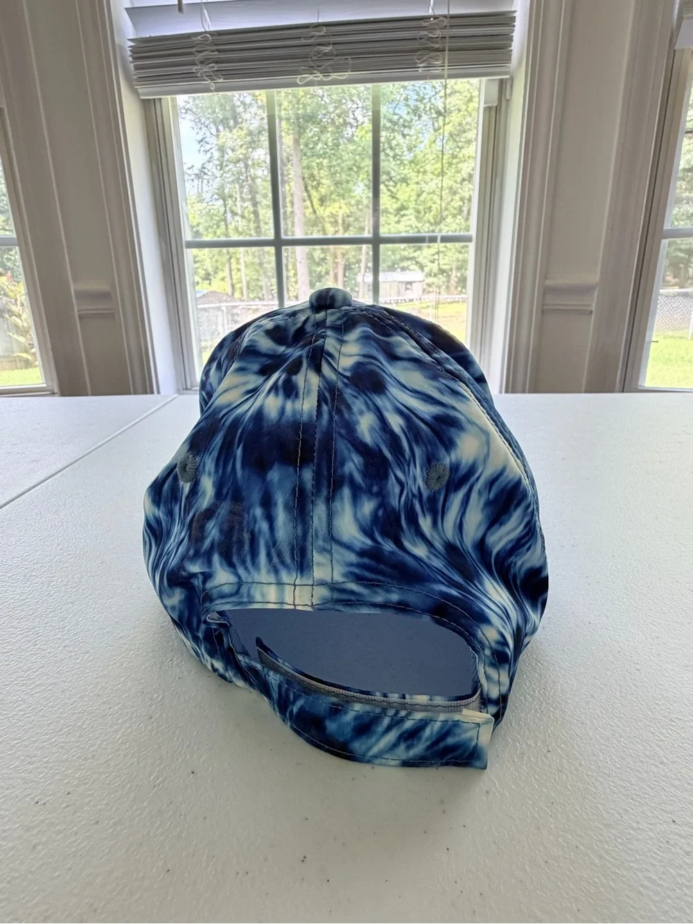 Tie-Dye Blue Panama City Beach Baseball Cap